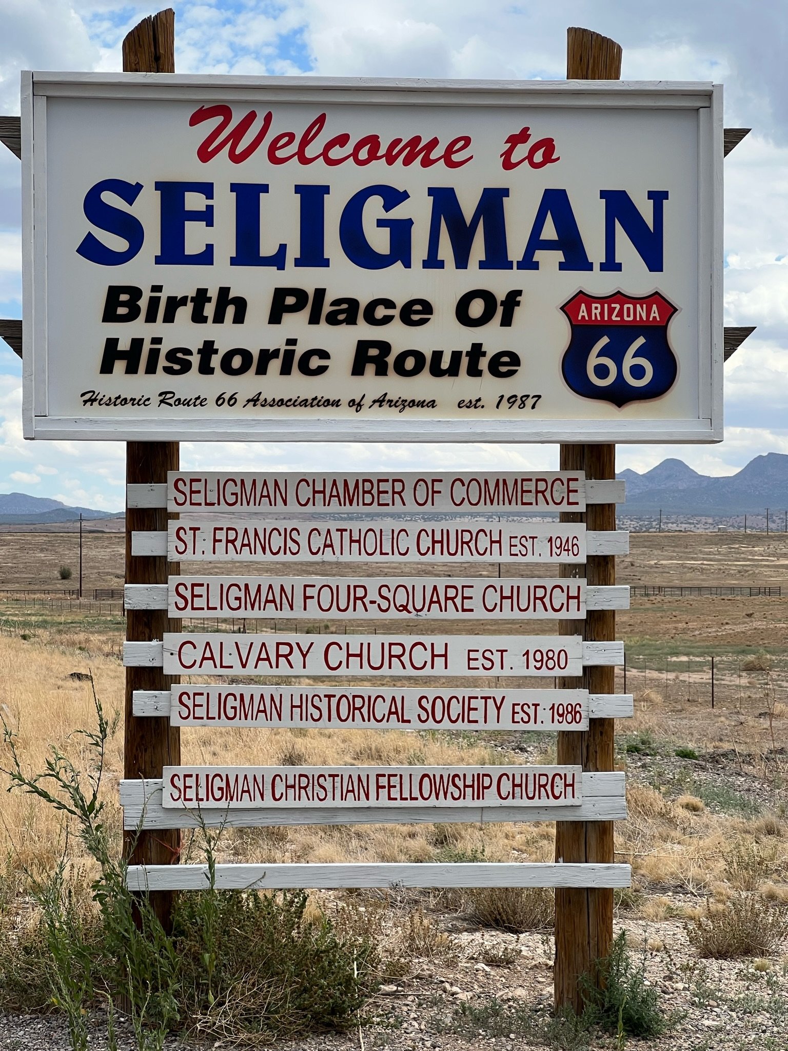 USA Reise mit Kindern Erfahrungen und Tipps - Route 66 mit Kindern - Stopp in Seligman