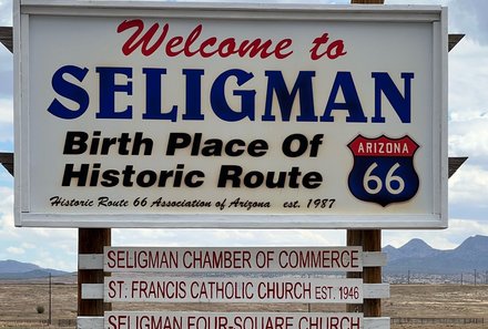 USA Familienreise - USA Westküste for family - Stopp in Seligman
