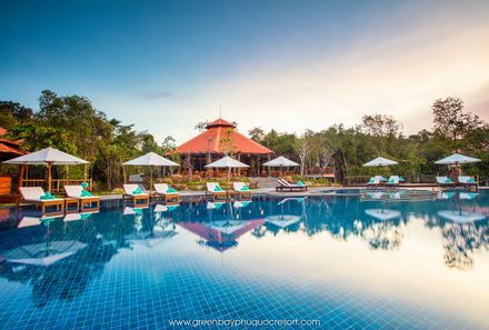 Vietnam & Kambodscha Familienreise - Family & Teens - Green Bay Resort Pool