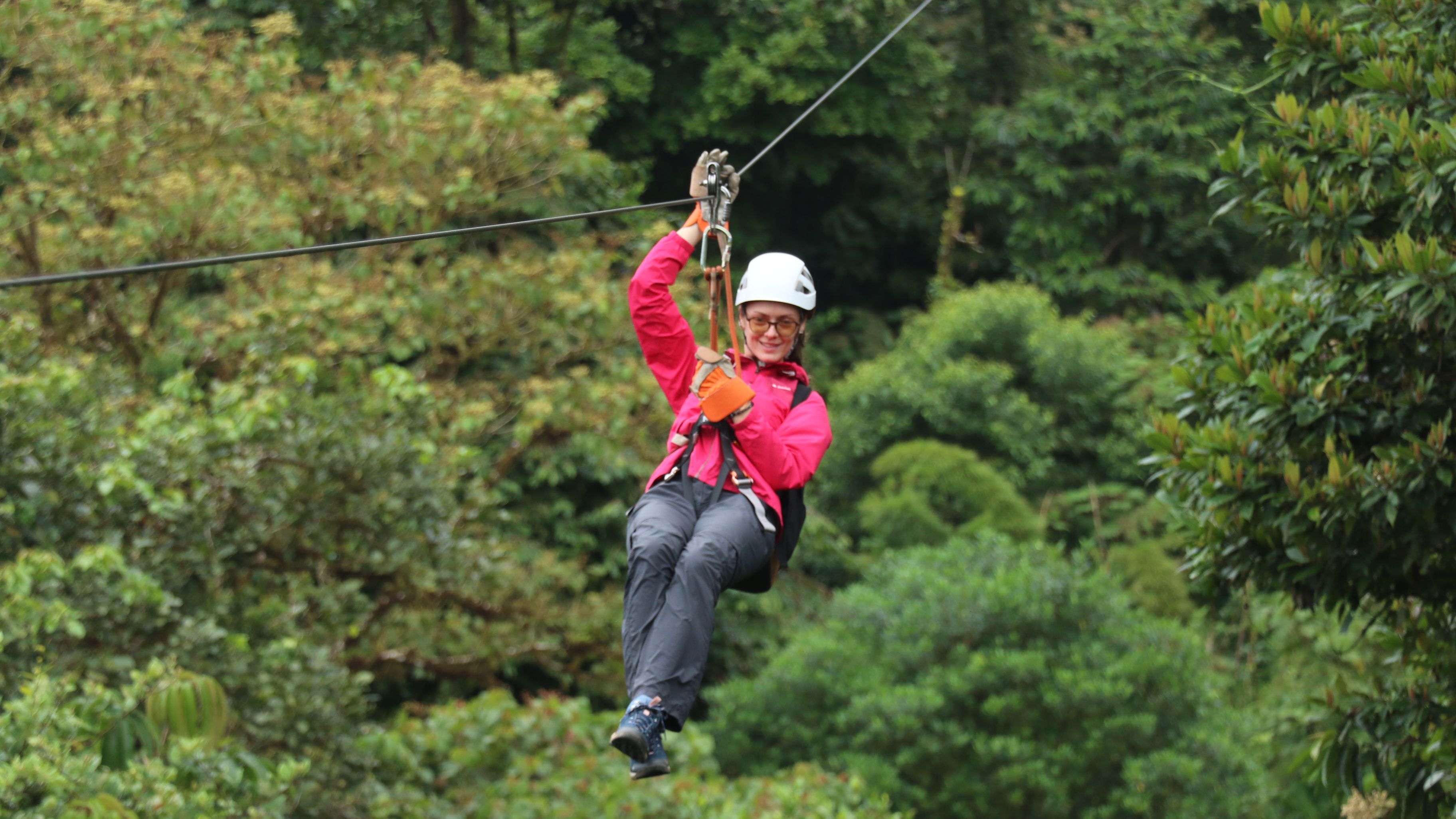 Reisbericht Costa Rica - Sabrina in Costa Rica - Zipline