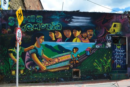 Kolumbien Familienreise - Kolumbien Family & Teens - Bogota Graffiti Tour