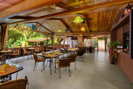 Familienreise Costa Rica - Costa Rica for family - La Quinta Sarapiqui Lodge Restaurant