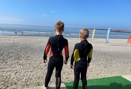 Portugal Familienurlaub - Kinder Surfunterricht