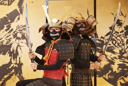 Japan for family - Samurai Ninja Museum - Verkleidung