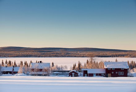 Schweden for family Winter - Wildact Husky Farm - Landschaftsumgebung