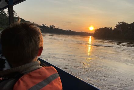 Peru Familienreise - Peru Teens on Tour - Amazonas - Bootstour - Kinder