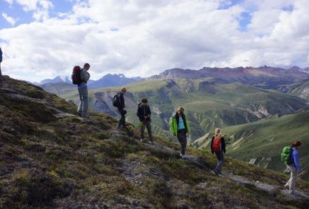 Vorstellung neuer Familienreisen - Kanada mit Kindern - Wanderung am Sheepmountain