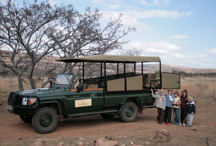 Südafrika mit Kindern - Interview mit dem Kololo Game Reserve - Safari Jeep