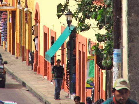 Familienreise Mexiko - Straße in Merida