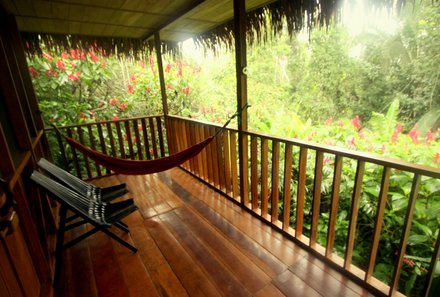 ECFI - Galapagos for family individuell - Sacha Lodge Balkon