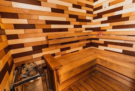 Baltikum for family individuell - Baltikum Familienreise - Soomaa Holiday Village - Sauna