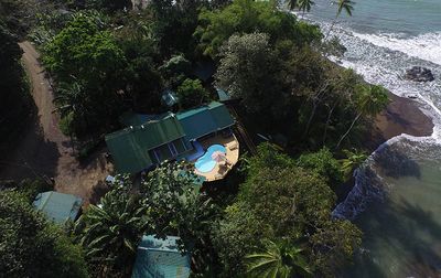 Costa Rica Familienreise - Costa Rica for family - Drake Bay - Pirate Cove Lodge - Ansicht von oben