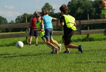 Deutschland Familienreise - Deutschland Camping for family - Fußballspielen