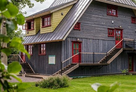 Estland Familienreise - Estland for family - Riisa - Soomaa Puhkeküla - Außenansicht