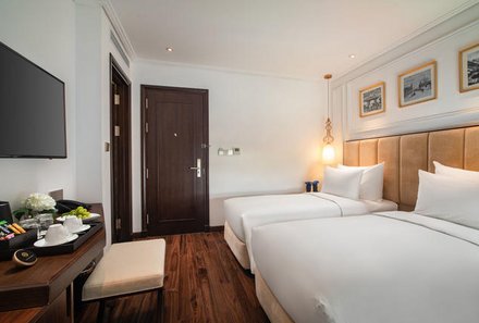 Vietnam for family individuell - Soleil Boutique Hotel - Schlafzimmer