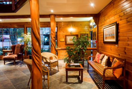 Garden Route for family - Südafrika mit Kindern - Knysna Log Inn Hotel Inneneinrichtung