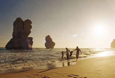 Australien for family - Australien Familienreise - Familie am Strand