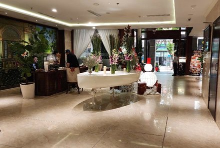 Vietnam Familienreise - Vietnam for family - Mekong Delta - Happy Life Grand Hotel - Lobby