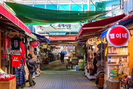 Südkorea for family - Busan - Gukje-Market