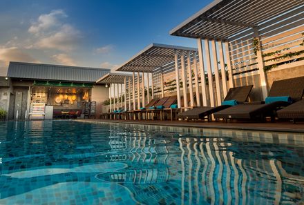 Thailand Familienreise - Thailand for family - Nouvo City Hotel Bangkok Pool