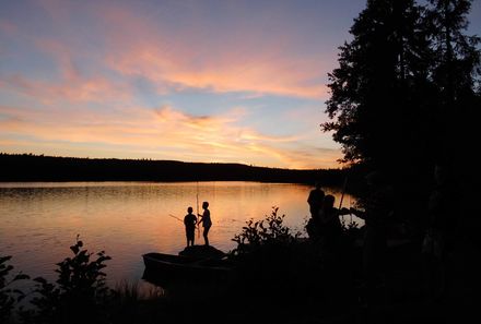 Schweden mit Kindern - Schweden for family - Sonnenuntergang