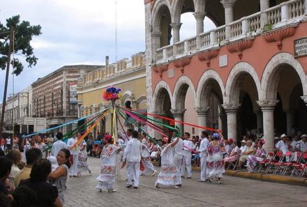 Mexiko mit Kindern - Fest in Merida