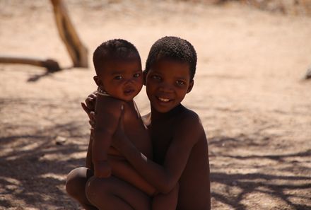 Namibia Familienreise - Einheimische Kinder