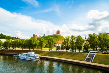 Baltikum Familienreise mit Kindern - Neris Fluss