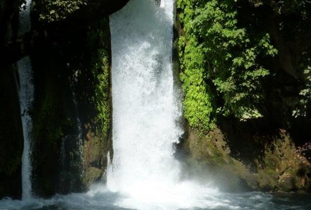 Israel mit Jugendlichen - Israel-Familienreise - Banias Wasserfall