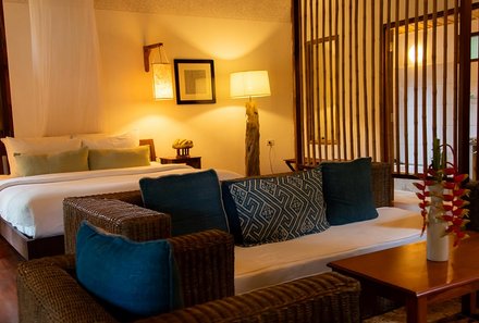 Laos & Vietnam Familienreise - Laos Reise mit Kindern - Luang Prabang My Dream Boutique Resort Zimmer