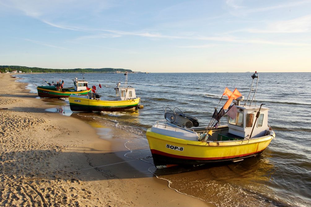 Familienreise - Polen for family - Boot bei Sopot