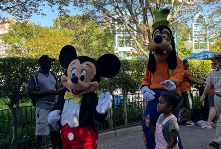 USA Familienreise - USA Westküste for family - Disneyland Anaheim - Mickey & Goofy 
