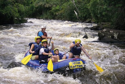 Südamerika Reisen mit Kindern - Brasilien mit Kindern - Rafting