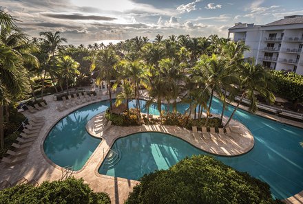Florida for family individuell - Florida Familienreise - Fort Lauderdale - Lago Mar Resort - Pool von oben