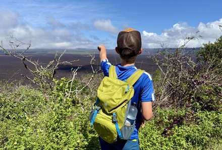 Familienreise Galapagos und Ecuador - Galapagos Family & Teens - Ausflug mit Kindern zum Vulkan