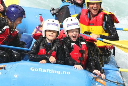 Norwegen Familienreise - Norwegen for family - Raftingtour