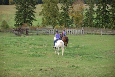 Vancouver Island Familienreise - Kanada Horse Riding 