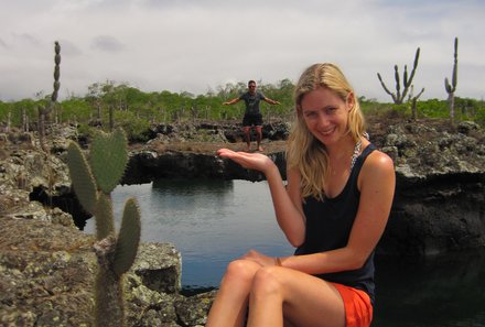 Galapagos mit Kindern - Galapagos Family & Teens - Mädchen bei den Los Tuneles
