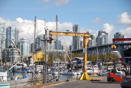 Vancouver Island Familienreise - Vancouver - Hafen