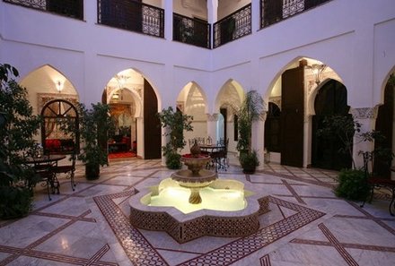 Familienreise Marokko - Riad Hotel Nasreen Marrakesch