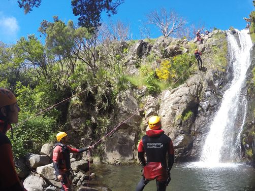 Madeira mit Kindern - Canyoning für Familien