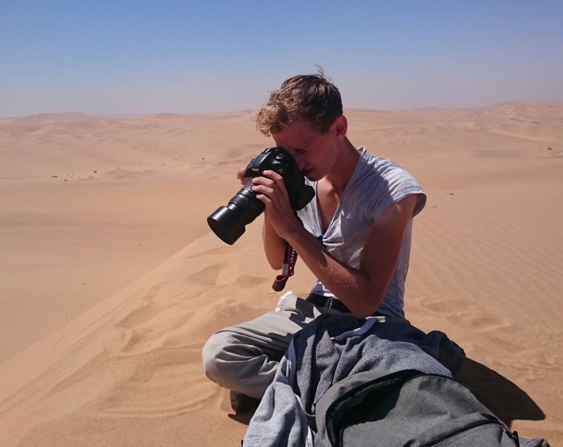 Reisefotografie mit Kindern - Interview mit Fotografie-Experte Paul Stoll - Paul Stoll in Namibia