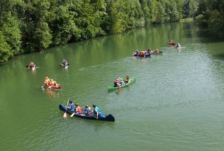 Deutschland Familienreise - Deutschland Camping for family - Kanutour Iller