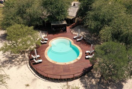 Botswana Familienurlaub - Botswana for family individuell - Deception Valley Lodge - Pool