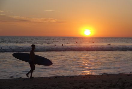 Costa Rica mit Jugendlichen - Strand mit Sonnenuntergang