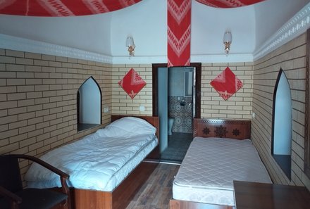 Usbekistan for family - Feruzkhan Hotel - Betten