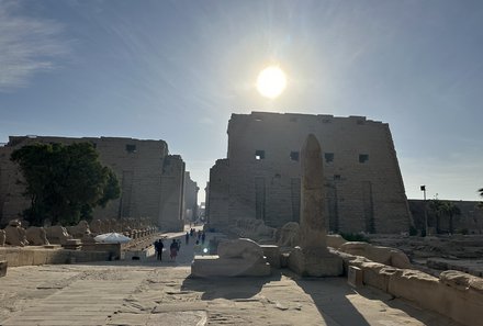 Familienreise Ägypten - Ägypten for family - Karnak Tempel von Außen