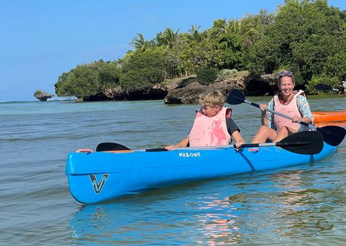 Reisebericht Kenia - Kenia Strandurlaub - Paddeln