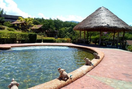Thailand Familienreise mit Kindern - Thailand for family individuell - Pool in Khao Sok Nationalpark Unterkunft