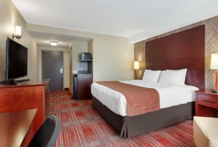 Ostkanada for family - Ostkanada Familienreise mit Kindern - Best Western Plus Muskoka Inn - Bett